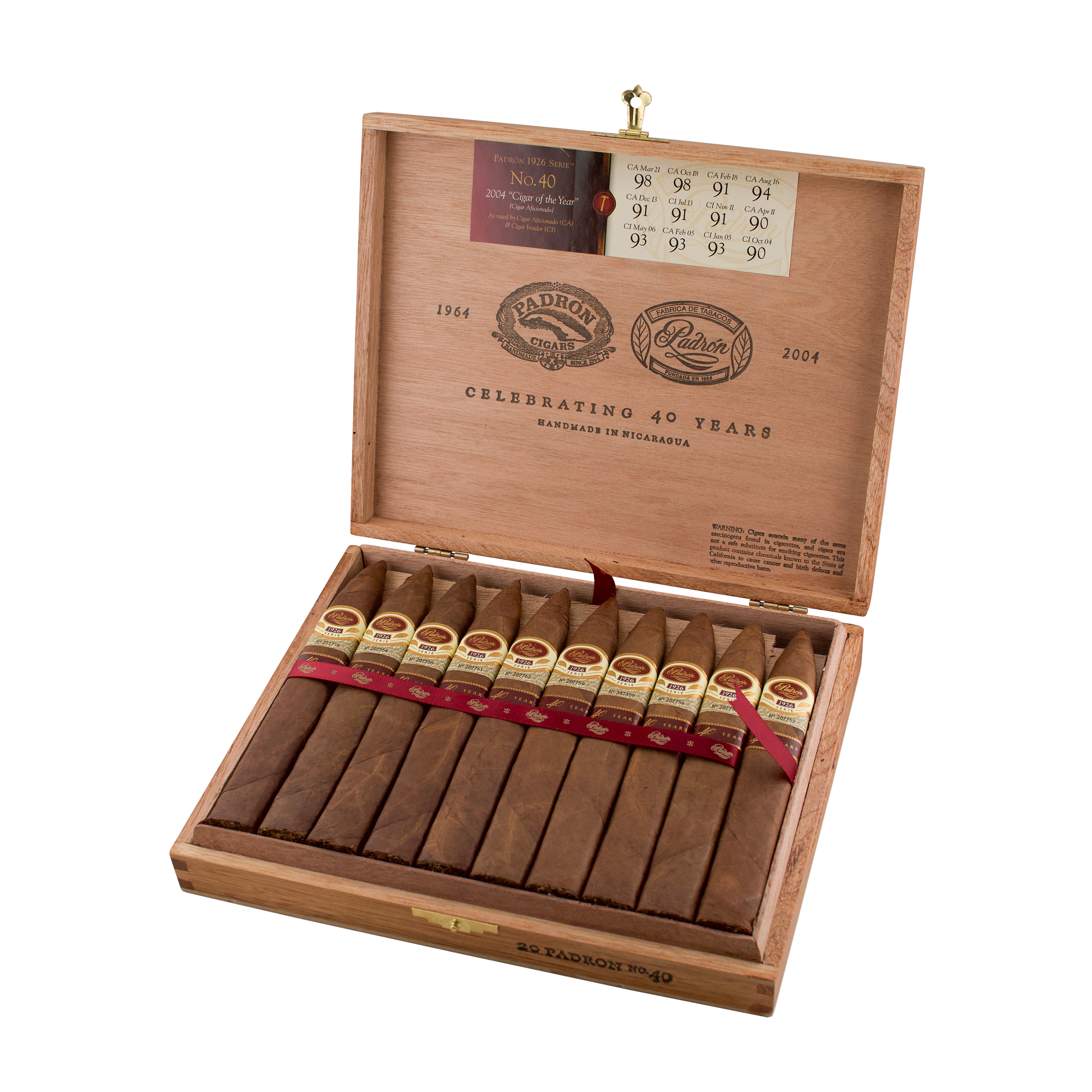 Padron 1926 40th Anniversary Natural Torpedo Cigar - Box